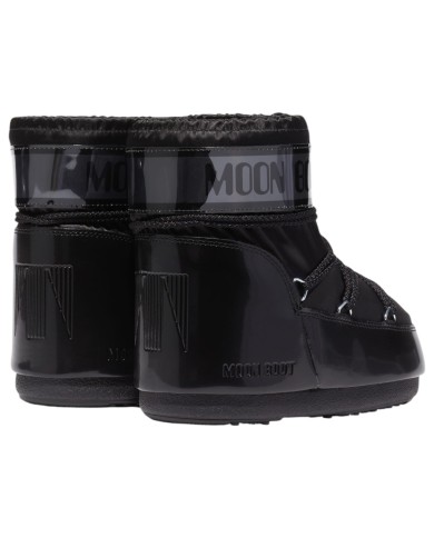 Stivali da Neve Donna Unisex Uomo Moon Boot MB Icon Low Glance Black