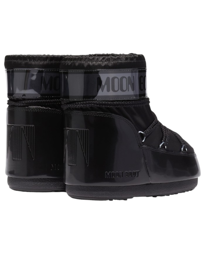 Stivali da Neve Donna Unisex Uomo Moon Boot MB Icon Low Glance Black