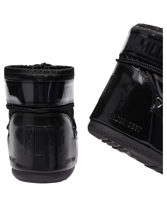 Stivali da Neve Donna Unisex Uomo Moon Boot MB Icon Low Glance Black