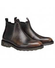 Stivaletto Uomo Cult Ozzy 3530 Beatles M Washed Leather Black Brown