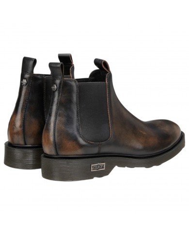 Stivaletto Uomo Cult Ozzy 3530 Beatles M Washed Leather Black Brown