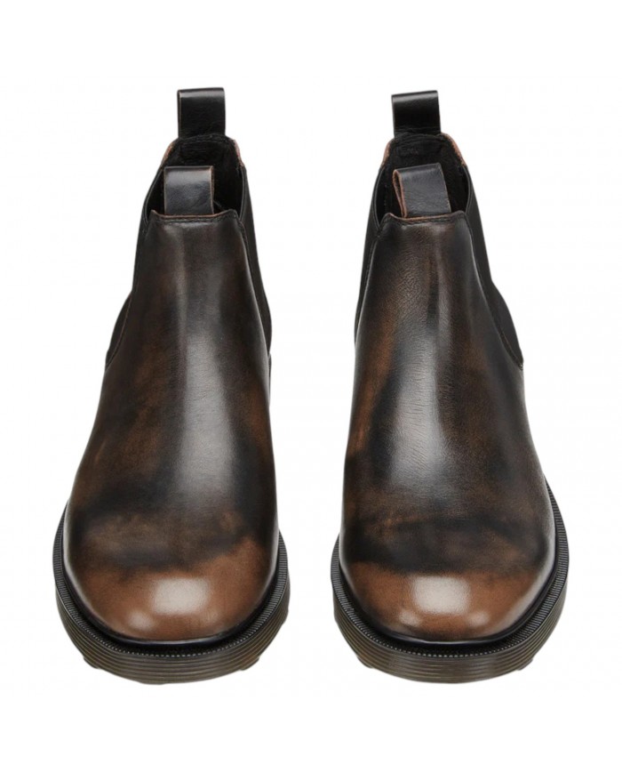 Stivaletto Uomo Cult Ozzy 3530 Beatles M Washed Leather Black Brown