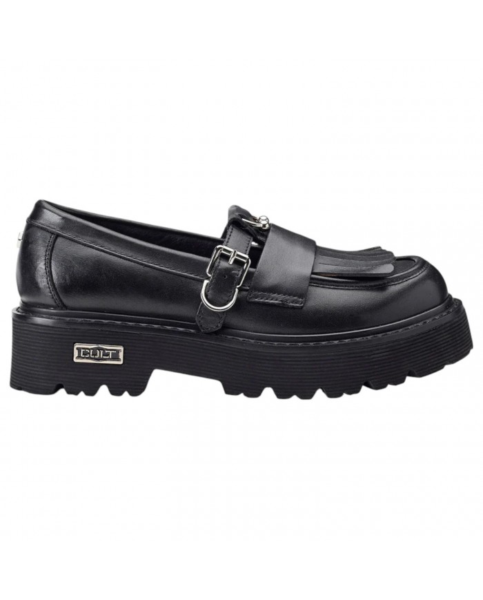 Mocassino Donna Cult Slash 4350 Low W Leather Black