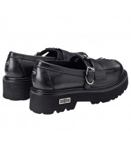 Mocassino Donna Cult Slash 4350 Low W Leather Black