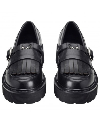 Mocassino Donna Cult Slash 4350 Low W Leather Black