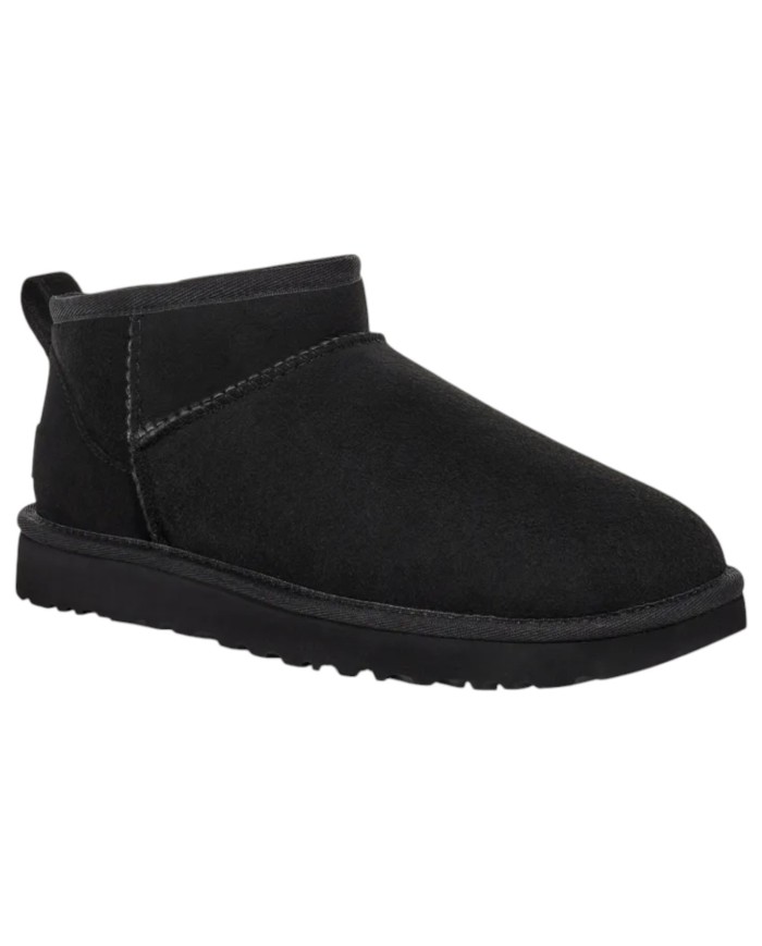 Stivale Donna UGG Classic Ultra Mini Montone Idrorepellente Black