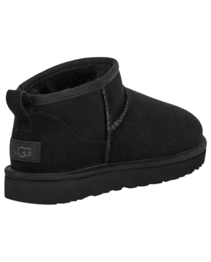 Stivale Donna UGG Classic Ultra Mini Montone Idrorepellente Black