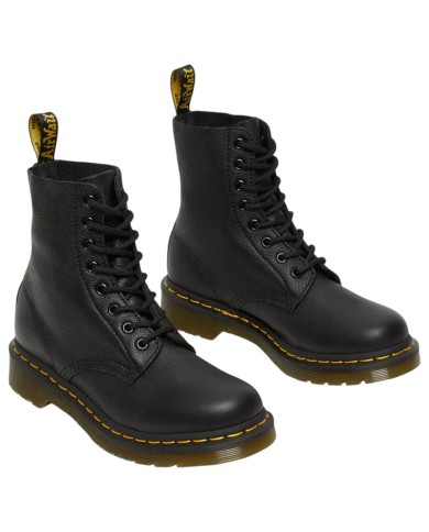 Anfibio Donna Unisex Uomo Dr Martens 1460 Pascal  in Pelle Virginia Black