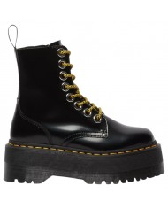 Anfibio Donna Unisex Uomo Dr Martens Jadon Max Platform Buttero Black