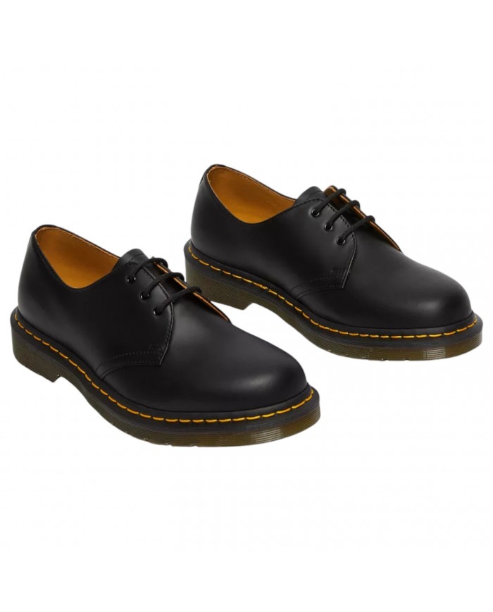 Scarpa Donna Unisex Uomo Dr Martens Oxford 1461 in pelle Smooth Black