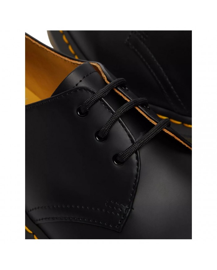 Scarpa Donna Unisex Uomo Dr Martens Oxford 1461 in pelle Smooth Black