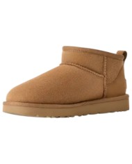 Stivale Donna UGG Classic Ultra Mini Montone Idrorepellente Chestnut