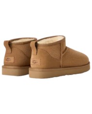 Stivale Donna UGG Classic Ultra Mini Montone Idrorepellente Chestnut