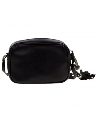 Tracolla Donna Gaelle Reg Camera Bag Monogram Logo Leather Black