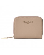Portafoglio Donna Gaelle Mini Zip Around Clip Leather Cammello