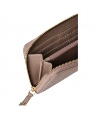 Portafoglio Donna Gaelle Reg Zip Around Leather Cammello