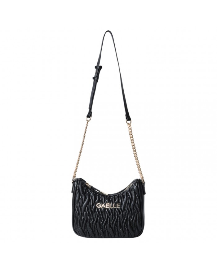 Tracolla Donna Gaelle Shoulder Strap Materassé Leather Black