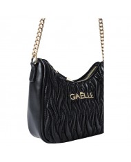 Tracolla Donna Gaelle Shoulder Strap Materassé Leather Black