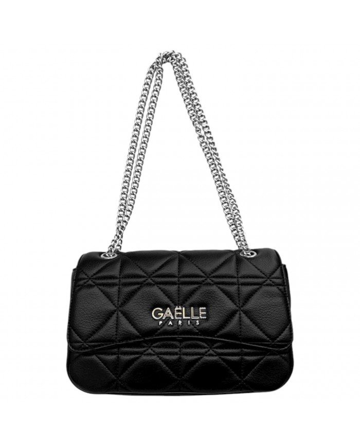 Tracolla Donna Gaelle Shoulder Strap Bottalato Leather Black