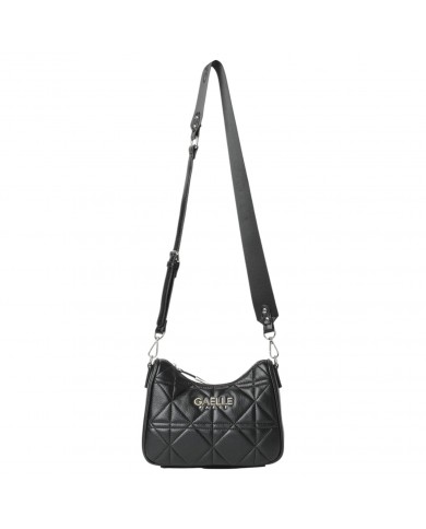 Tracolla Donna Gaelle Shoulder Strap Bottalato Leather Black Copia