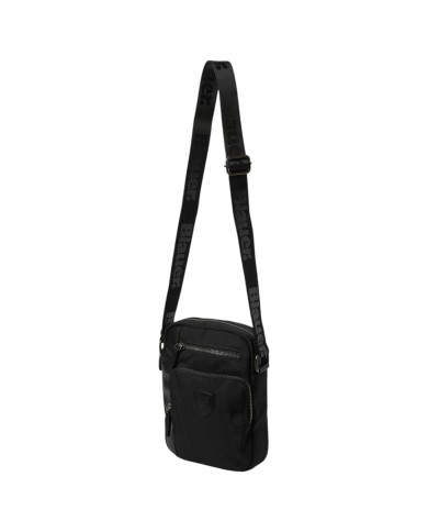 Borsello Uomo Blauer Tracolla Doppia Zip Cordura Black