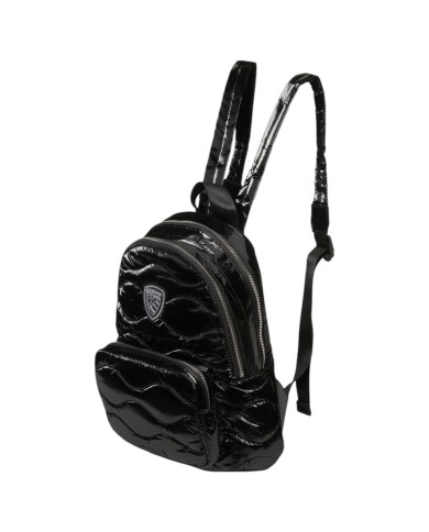 Zaino Donna Blauer Wave Trama Imbottita Nylon Black