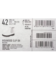 Stivaletto Uomo Birkenstock Beatles Highwood Slip On Mid Leather Black