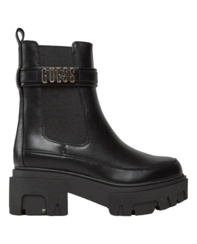 Stivaletto Donna Guess Yelma Platform Leather Black