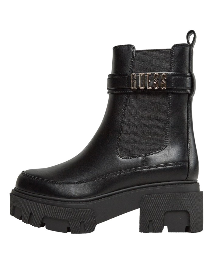 Stivaletto Donna Guess Yelma Platform Leather Black