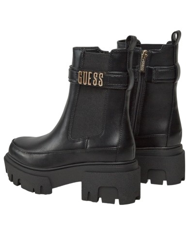 Stivaletto Donna Guess Yelma Platform Leather Black