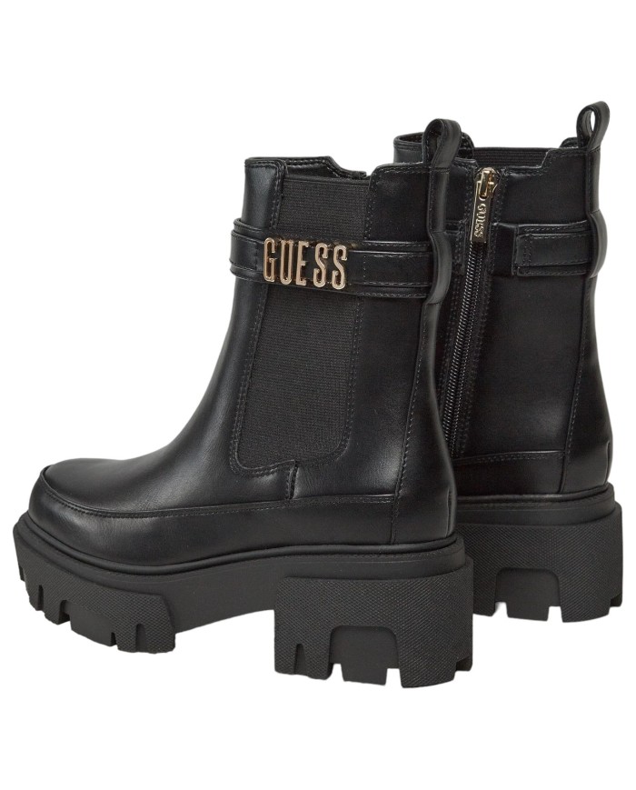 Stivaletto Donna Guess Yelma Platform Leather Black