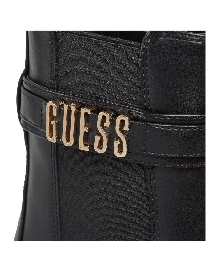 Stivaletto Donna Guess Yelma Platform Leather Black