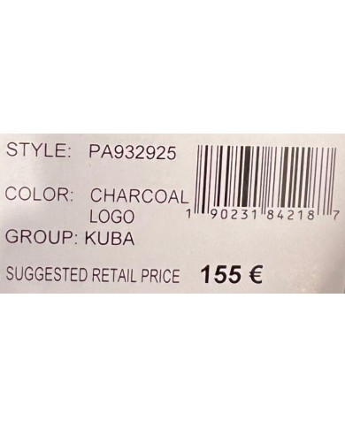 Shopper Donna Guess Kuba 4G Logo Peony Leather Charcoal