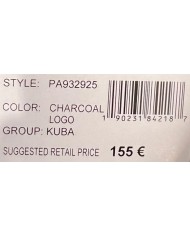 Shopper Donna Guess Kuba 4G Logo Peony Leather Charcoal