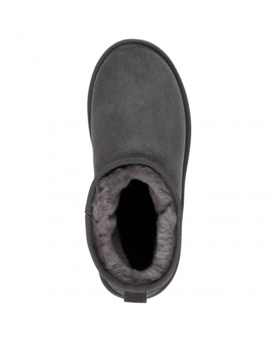 Stivale Donna Emu Australia Stinger Micro Ultra Mini  Montone Charcoal Grigio