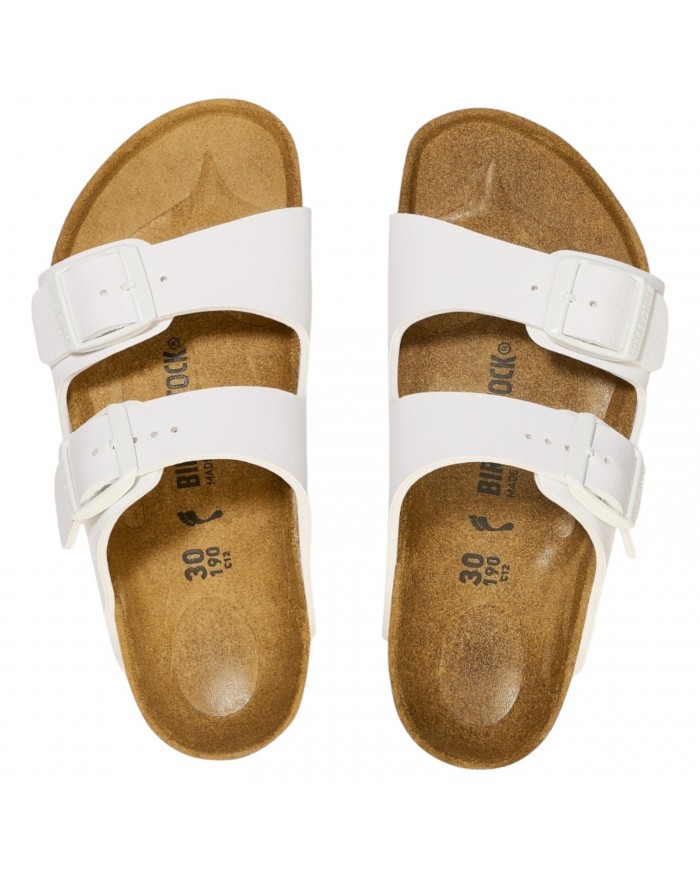 Sandalo Bimbo Birkenstock Arizona Kids BS Desert Soil White Green