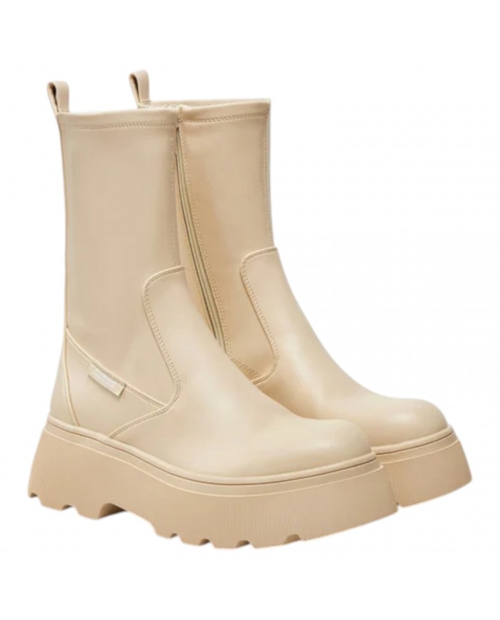 Stivaletto Donna Guess Nerea Leather Cream