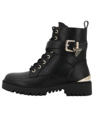 Stivaletto Donna Guess Olsy Anfibio Leather Black