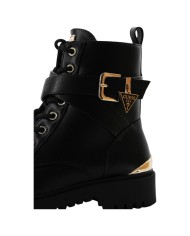 Stivaletto Donna Guess Olsy Anfibio Leather Black