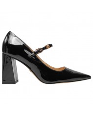 Decolleté Donna Guess Barrial Tacco 7,8 Cm Leather Black