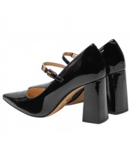 Decolleté Donna Guess Barrial Tacco 7,8 Cm Leather Black