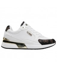 Sneaker Donna Guess Moxea 4G Logo Peony Leather White