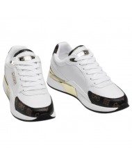 Sneaker Donna Guess Moxea 4G Logo Peony Leather White