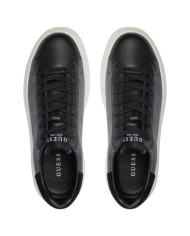 Sneakers Uomo Guess Elba 4G Logo Leather Black Coal