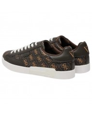 Sneakers Uomo Guess Caserta 4G Logo Leather Brown