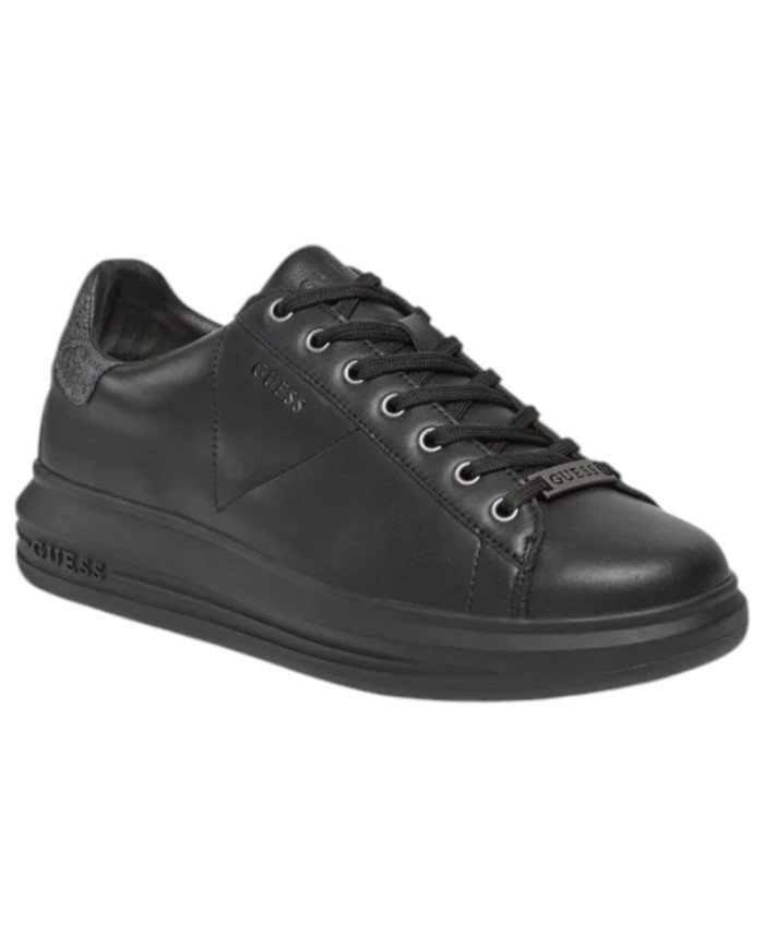 Sneakers Uomo Guess Vibo Leather Black