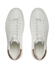 Sneakers Uomo Guess Elba Patch 4G Logo Leather White Beige