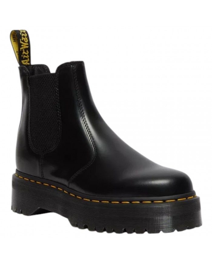 Stivaletto Donna Unisex Uomo Dr Martens Chalsea 2976 Quad Pelle Smooth