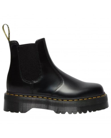 Stivaletto Donna Unisex Uomo Dr Martens Chalsea 2976 Quad Pelle Smooth
