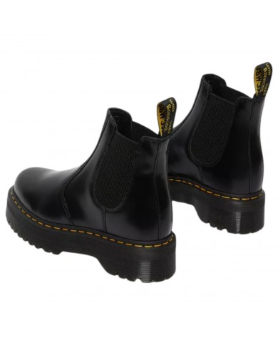 Stivaletto Donna Unisex Uomo Dr Martens Chalsea 2976 Quad Pelle Smooth